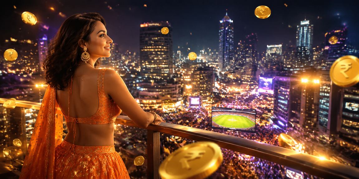 Bangalore MG Road nightlife with rupee symbol and casino entertainment