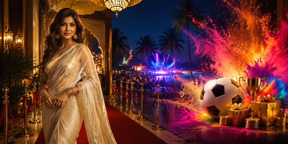 Goa beach football betting with traditional saree theme