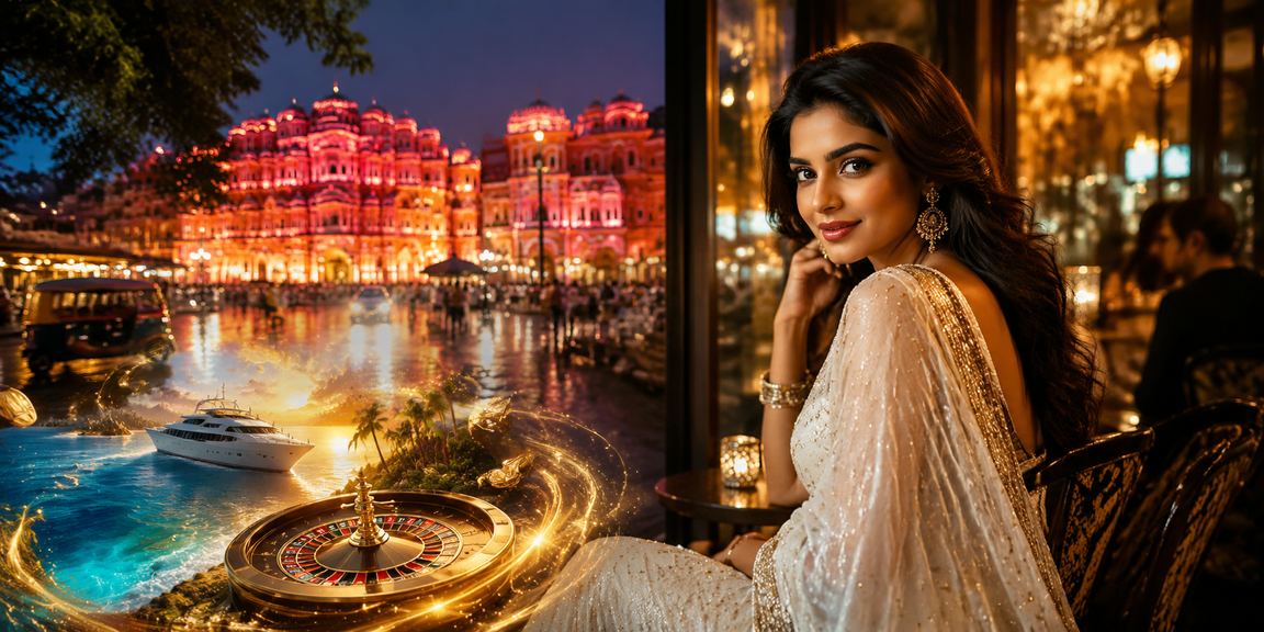 Female player in saree enjoying Teen Patti on mobile casino app in Jaipur