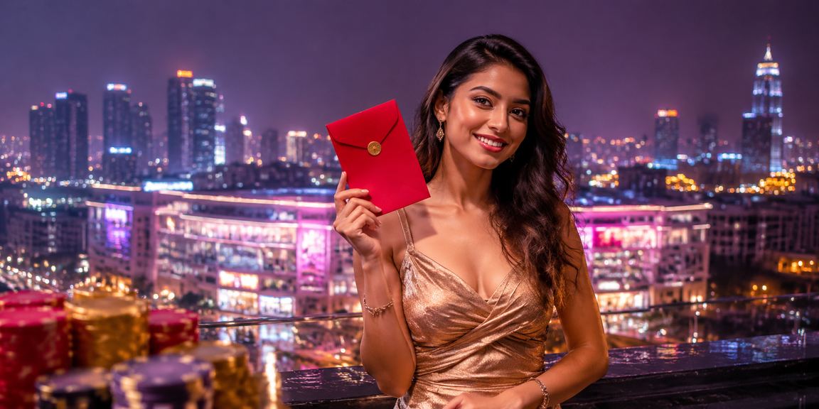 Neon signs for bonuses and cricket betting in Mumbai